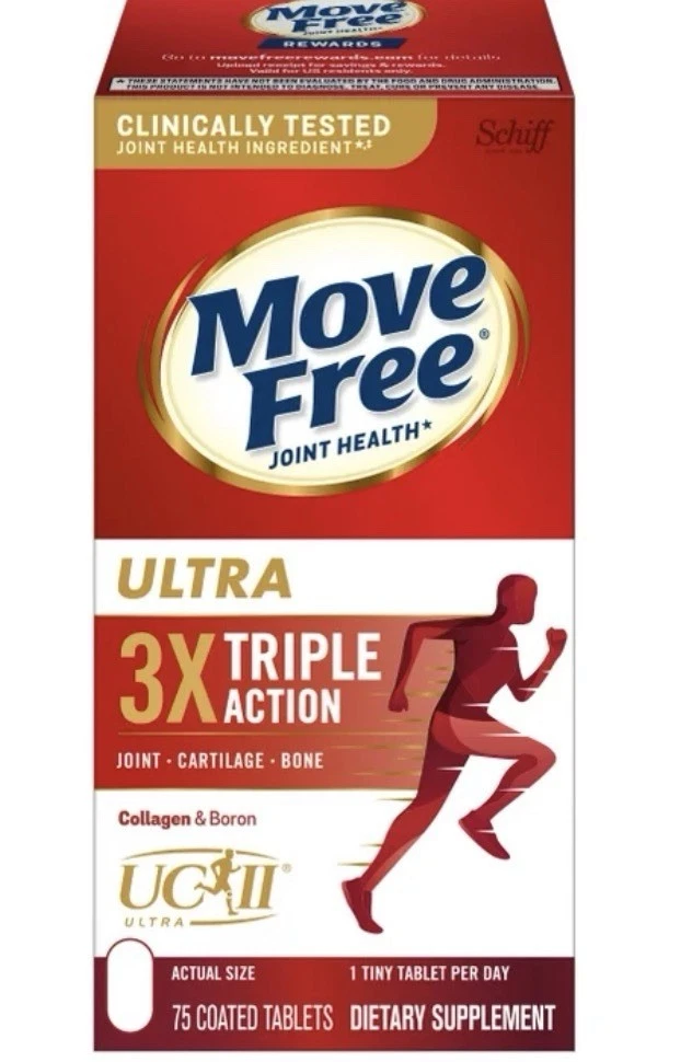 Move Free - Ultra 3X Triple Action - Collagen & Boron; UC-II Move Free - Ultra 3X Triple Action - Collagen & Boron; UC-II
